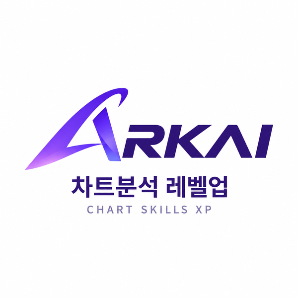 차트분석 레벨업 앱 로고